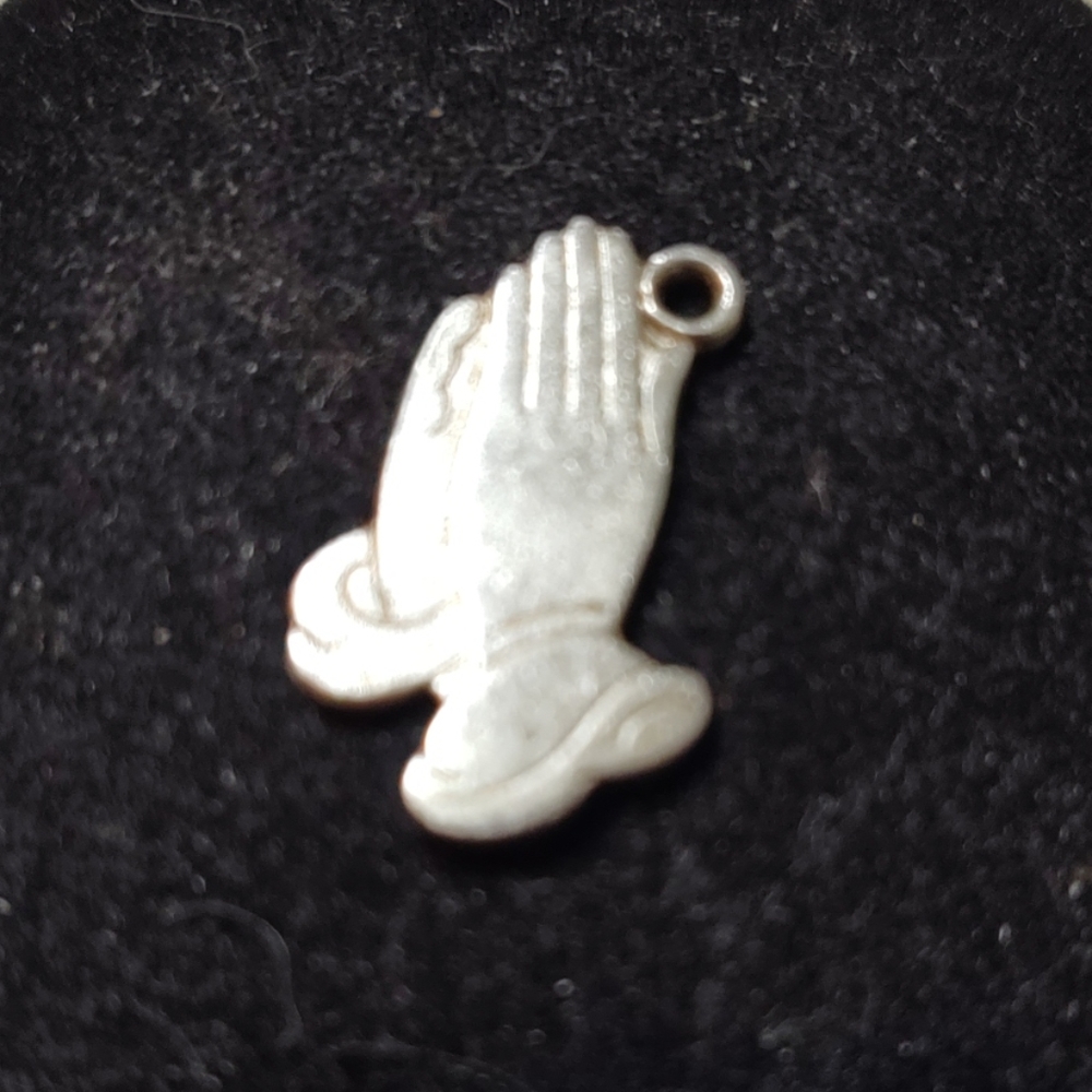 Praying Hands Sterling Silver Pendant